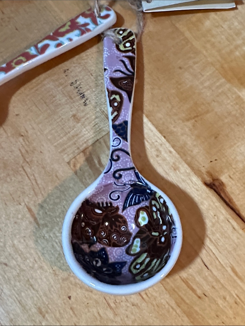 Anthropologie Multicolor Patterned Ceramic Measuring Spoon Set - Picture 4 of 5